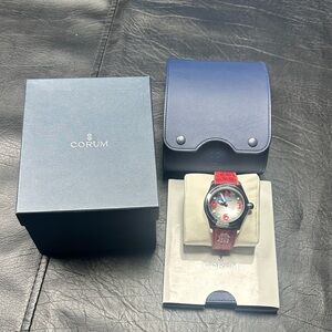Red Watch with Blue Case
